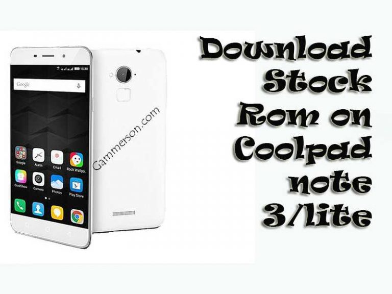 coolpad note 3 lite stock rom v30 install using sp flash tool