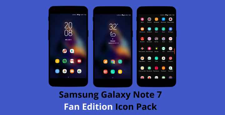 Download Samsung Galaxy Note 7 Fan Edition Icon Pack